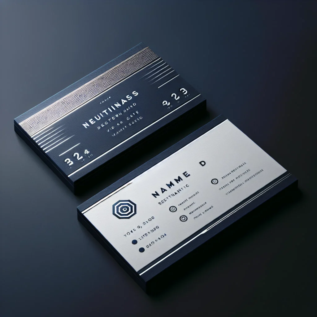 business card design