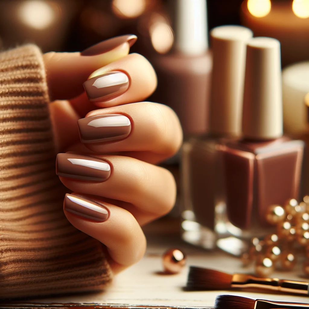 How to Get the Perfect Light Brown Nails Color Backstageviral.com